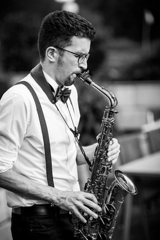Fabian Heis am Saxophon